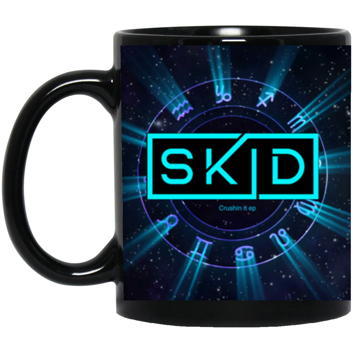 Crushin it 11 oz. Black Mug