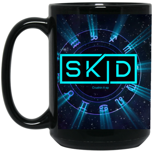 Crushin it 15 oz. Black Mug